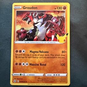 Groudon Pokémon Card